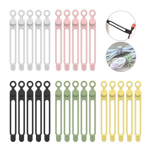 Silicone cable ties - ties, reusable