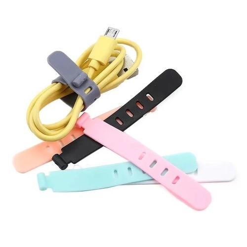20pcs silicone cable ties - cable,