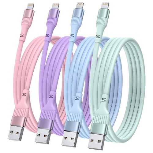 Iphone charger cable 4pack - iphone,