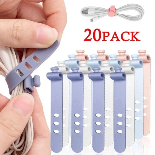 Silicone cable ties - silicone, reusable